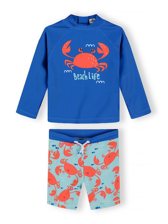 Minoti Kinder Badebekleidung Set Blau
