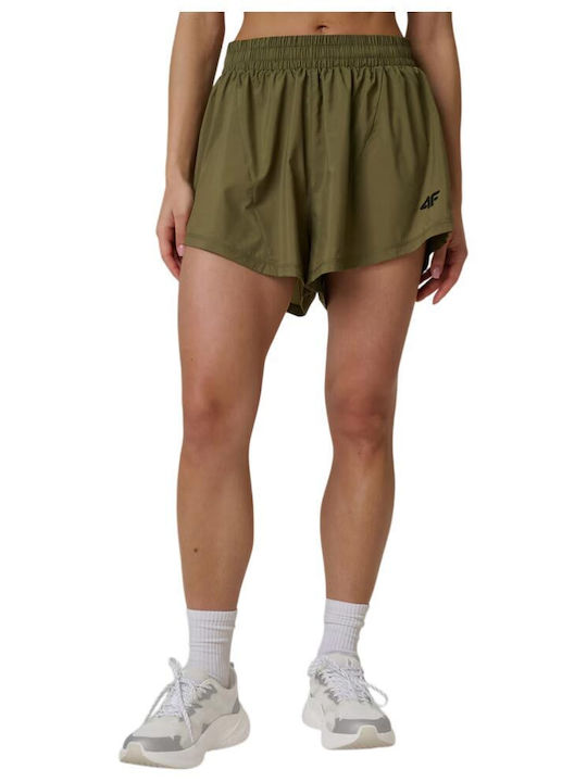 Functional Pantaloni Scurți Sportivi Kaki Pentru Femei