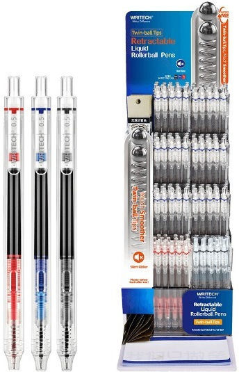 Writech Vitrina Pix Roller Cu Buton 0.5mm Retractabil 120 Bucăți