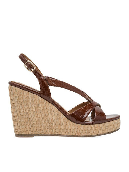 Tamaris Sommer Damenplattformen Tabac Braun