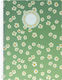 Spiral Notebook B'log Flowers Green A4 80 Paper Sheets Ancor