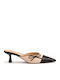 Mules With Thin High Heel In Beige Colour SB-C-788-26ML-BEIGE