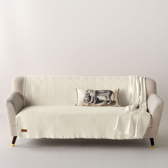 Kentia Maxton 26 Ριχτάρι Τετραθέσιου Καναπέ Ζακάρ 180x320εκ. Ecru