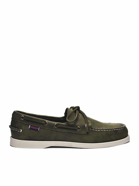 Sebago Portland Men's Boat Shoes Khaki 78123GW-AFP | Skroutz.mt
