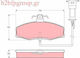 Brake Pads Front Ford Sierra Bnc Gbc 82-87 To215 Pagid T0215-10881