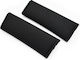 Car Seat Belt Protective Fabric Black 2 Pieces
