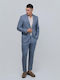 Summer Men's Suit Blue