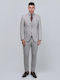 Summer Men's Suit with Slim Fit Taupe