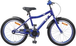 vidaXL 18" Kinderfahrrad Stadt Blau