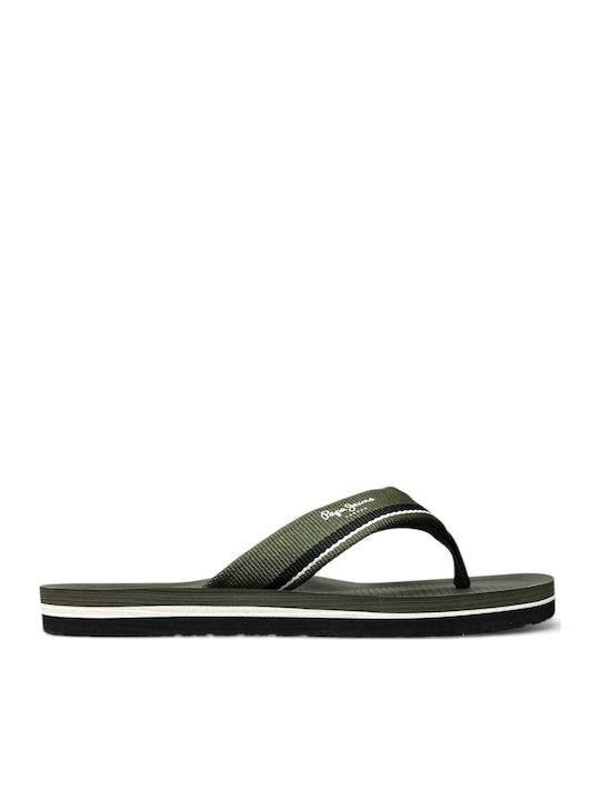 Pepe Jeans Men's Flip Flops Khaki