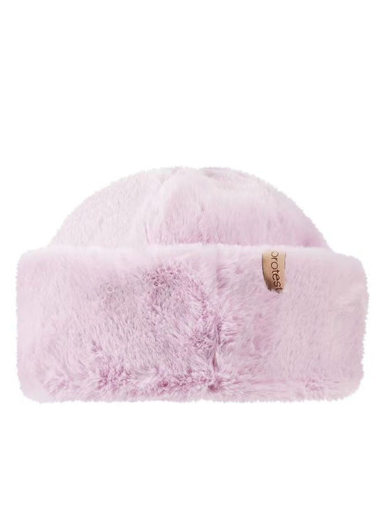 Beanie Γυναικείος Σκούφος Πλεκτός σε Μωβ χρώμα
