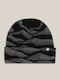 Beanie Unisex Σκούφος Πλεκτός σε Μαύρο χρώμα