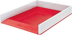Leitz Document Tray Leitz Wow Ps A4 Dual Colors White-red