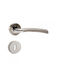 Conset Conset Middle Door Lever with Rosette C 1045 Pair with Mouthpiece Matte Nickel