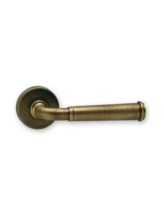 Viometale Buton WC Cu Rosetă Pereche Alama Bronz