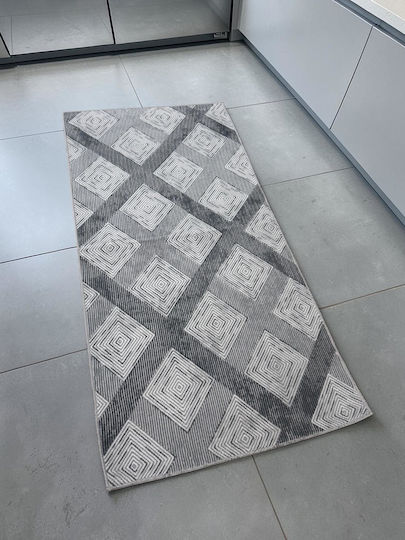 Linea Home 2504 Αντιολισθητικό Χαλί Στρογγυλό Γκρι Φ150cm
