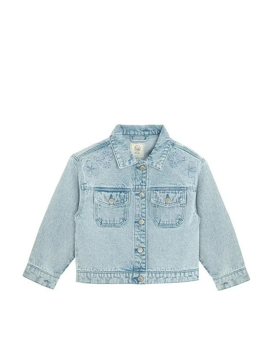 Kids Denim Jacket Short Blue