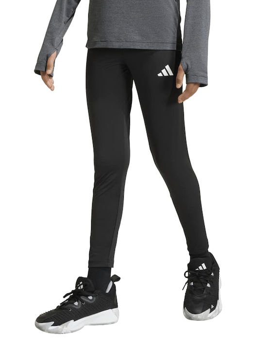 Kids Leggings Sports Cropped Black Essentials