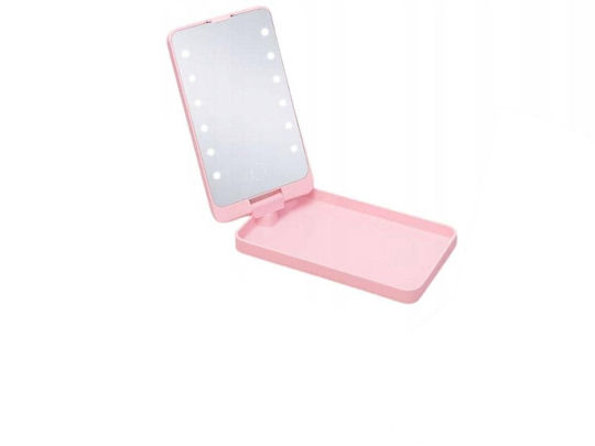 Verk Group Makeup Mirror Purse with Light Pink