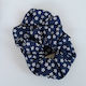 Scrunchie Navy Blossom