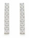 Atofio Kosmima Earrings in 14K White Gold with Stones