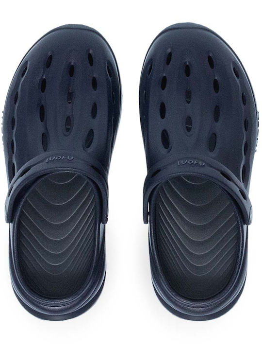 Luofu Men's Anatomic Clogs Blue