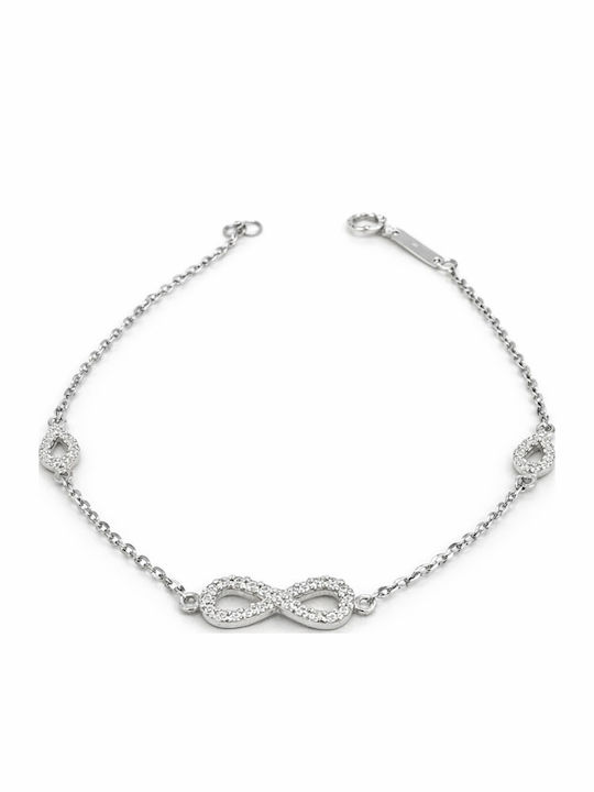 Atofio Kosmima Women's Bracelet From 14K White Gold