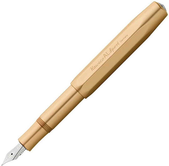 Kaweco Al Sport Gold Se Fountain Pen Bb Extra Broad