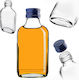 Kadax Wein-/Getränkeflaschen 100ml Marineblauer Deckel 10 Stück