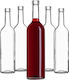 10 Pcs Glass Wine Bottles 750 Ml 0.75 L Bordeaux Wine Liqueur Alcohol
