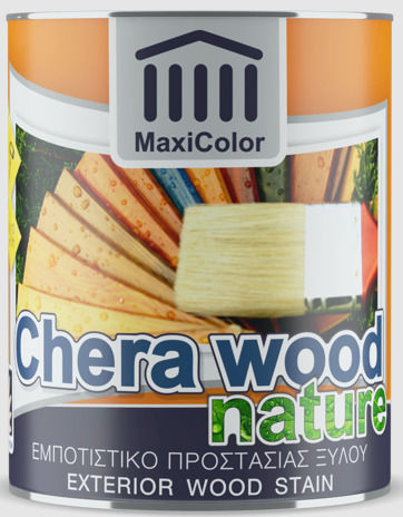Maxicolor Συντηρητικό Ξύλου Διαλύτου Μαόνι Σατινέ 2.5lt 700gr