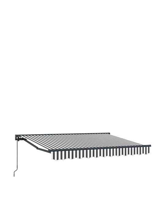vidaXL Terrasse Zelt Grau 2.5x2m