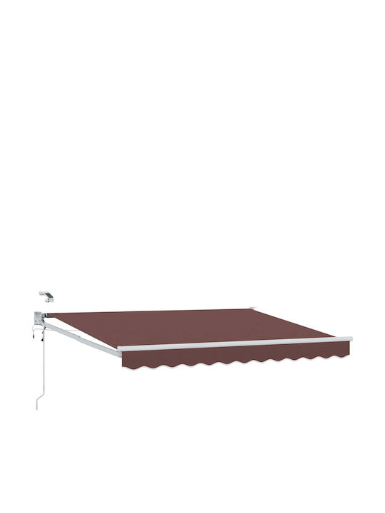 vidaXL Brown Terrace Tent 3.5x2m