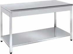 Niki Inox Stainless Steel Workbench L52xD70xH88cm