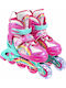 Action One Set Role Reglabile Inline Pentru Adulți Copii Unicorn Fantasy S 31-34 Roz