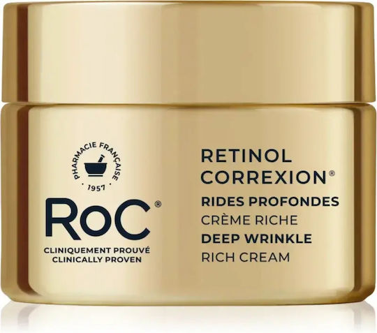 Roc Retinol Correxion Дълбок Бръчки Анти-бръчки Крем Ретинол 50 Мл
