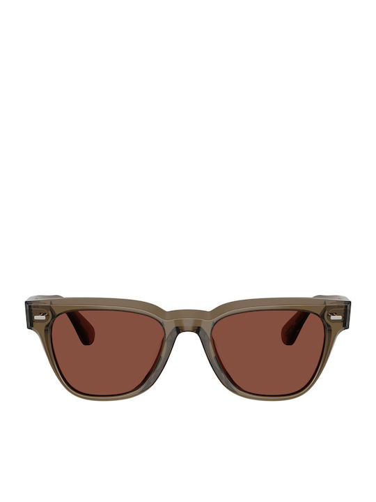 Oliver Peoples Унисекс Слънчеви Очила с Кафяв Пластмасов Рамка