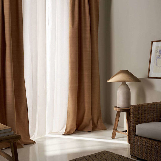 Gofis Home Gofis με Τρέσα Mustard 130x270εκ.