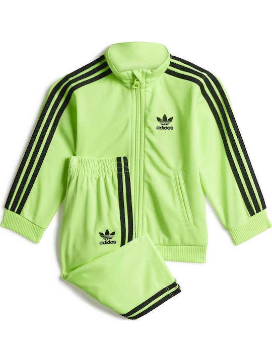 Pantaloni De Trening Pentru Copii Cu Jachetă Verde Signal Firebird Ts