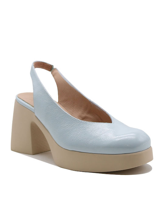 Wonders Heels Light Blue