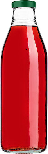 Kadax Sticlă De Apă Din Sticlă Cu Capac Șurub Transparent 1000ml