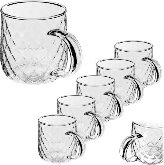 Kadax Kadax Glas Transparent Tasse 350ml 6 Stück