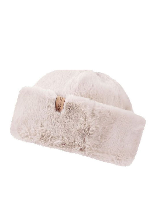Beanie Γυναικείος Σκούφος Πλεκτός σε Ροζ χρώμα