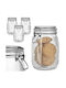 Glass Container Lid 950 Ml 3 Pcs