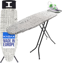 Kadax Für Dampfbügeleisen Zusammenklappbares Bügelbrett 110x30cm 37979