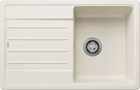 Blanco Chiuvetă De Bucătărie Drop-In Din Granit Lichid M78xL50cm Albă