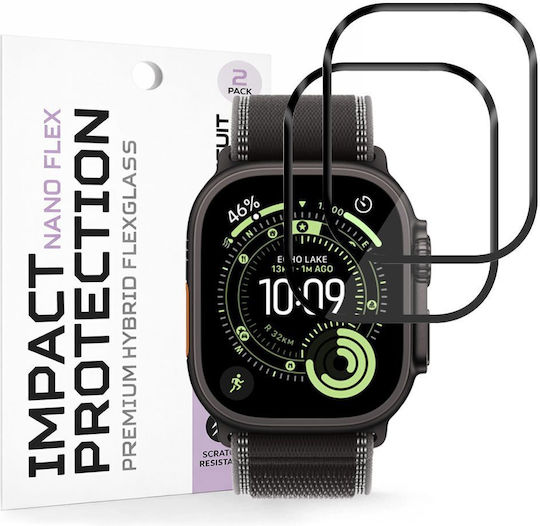 Techsuit Nano Flex Vollflächig Gehärtetes Glas Für Galaxy Watch Ultra 2 Stück