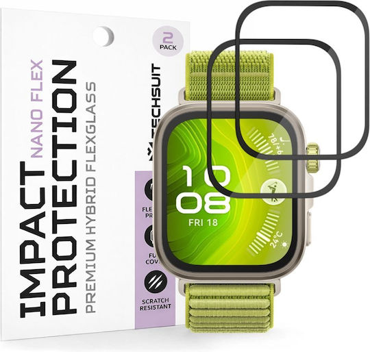 Techsuit Nano Flex Screen Protector για το Huawei Watch Fit 4 Pro 2τμχ