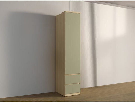 Nolcala 119 Μονόφυλλη Ντουλάπα με Καθρέπτη 45x60x217cm Nolcala 119 Μονόφυλλη Ντουλάπα με Καθρέπτη 45x60x217cm