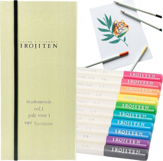 Сет Моливи Tombow Irojiten Том 1 Нежни Оттенъци L 10 Бр
